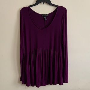 Plus Size Babydoll Top - F21